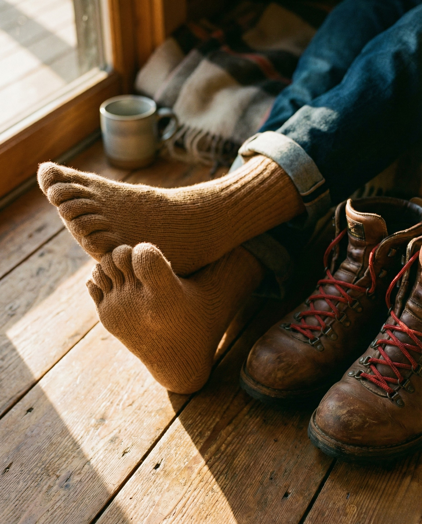 Pentastride™ "Base Camp" Heavyweight Cotton Crew (5-Pair Pack)