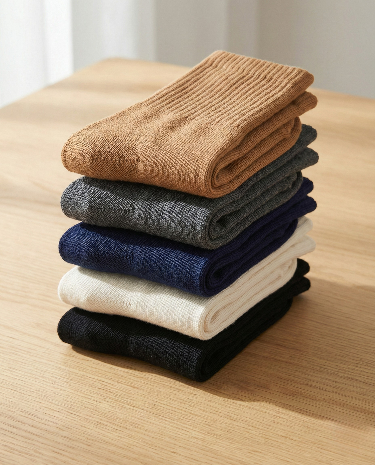 Pentastride™ "Base Camp" Heavyweight Cotton Crew (5-Pair Pack)